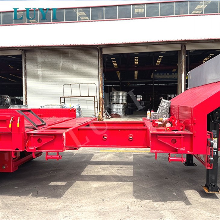 10 Axleslow Bed Trailer For Excavator factory