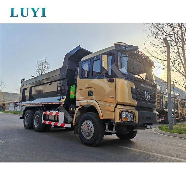 10 Τροχοί Shacman X3000 6x4 Ανατρεπόμενα φορτηγά με το δεξί τιμόνι