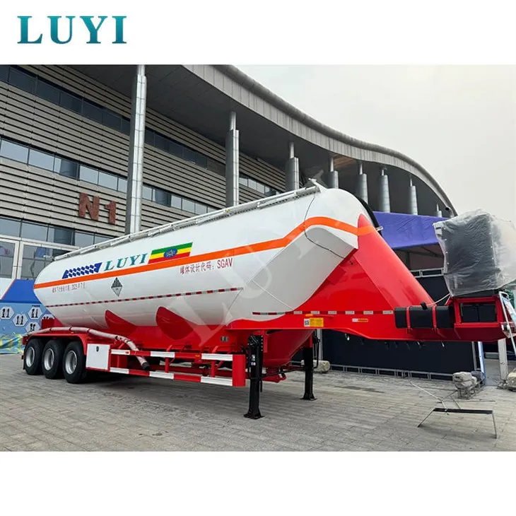 3-Ημι-ρυμουλκούμενο κάθετη δεξαμενή σκόνης άξονα 40 κυβικών μέτρων