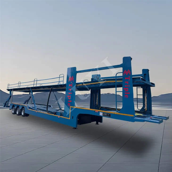 3 άξονας 40 ποδιών διπλό decker αυτοκινήτου ημι -ρυμουλκούμενο