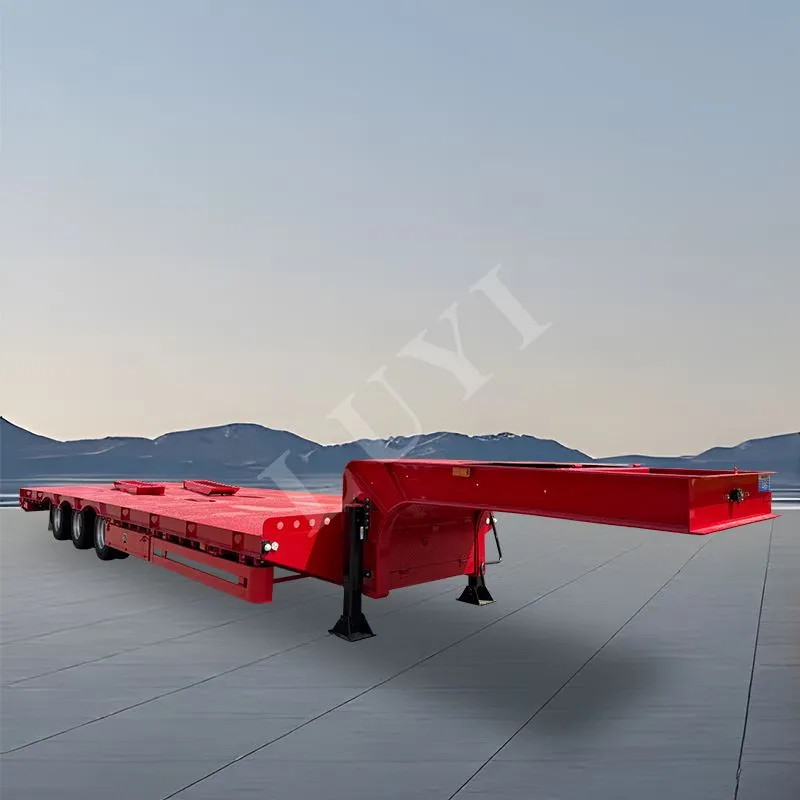 Ημι-ρυμουλκούμενο χαμηλού πλαισίου 3 αξόνων 80 τόνων