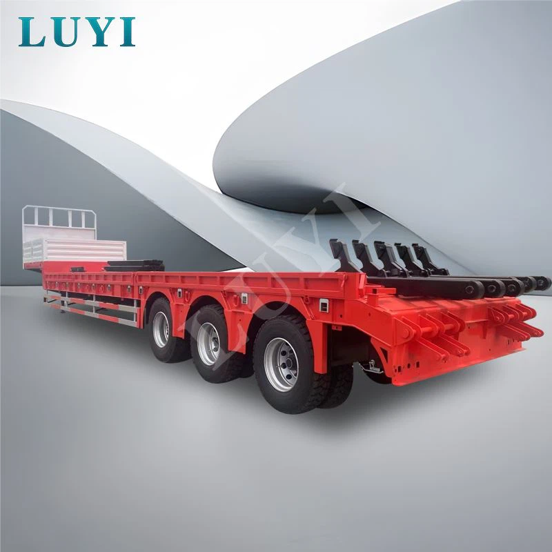 3 - Υδραυλικό Gooseneck 50-Ton Lowboy Semi-Trailer