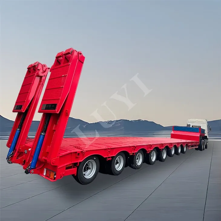 8 - Άξονας βαρύ - Duty 220-Ton Gooseneck Low Bed Trailer
