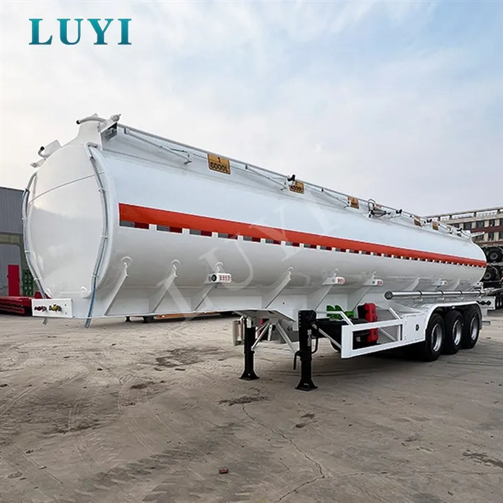 Efficient Three Axle Liquid Tanker Trailer