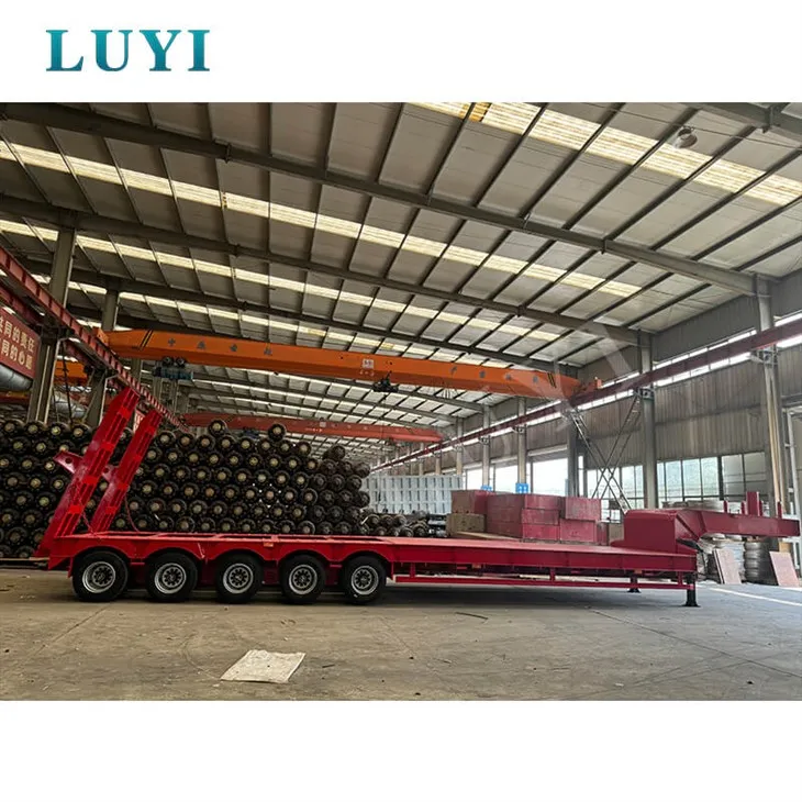 Ρυμουλκούμενο με πέντε -wire Ten-άξονες Gooseneck Low Flat Semi-