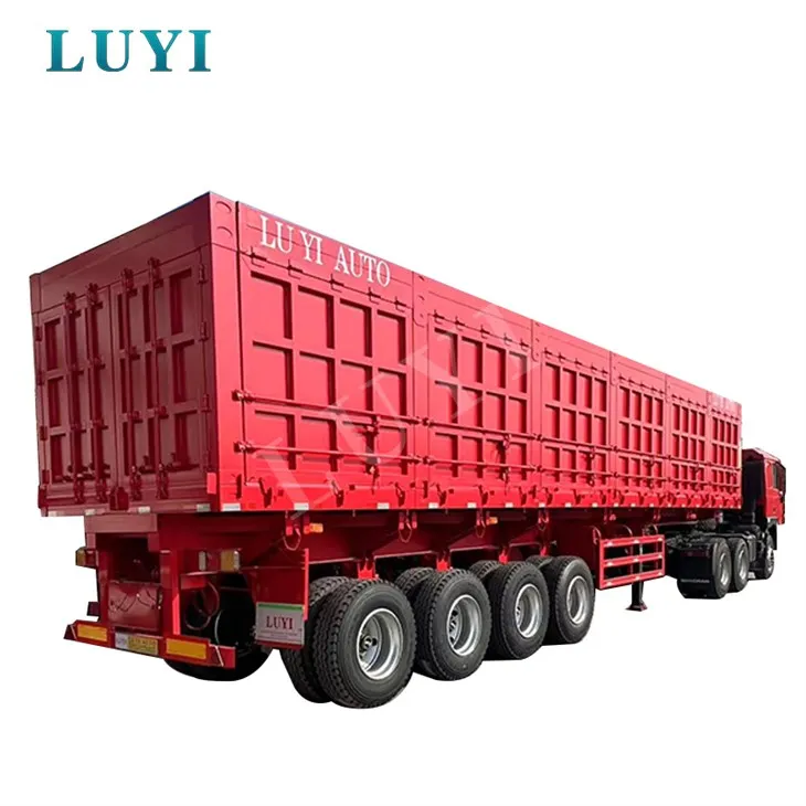 Ημι-ρυμουλκούμενο 4 αξόνων για κατασκευές και εξόρυξη