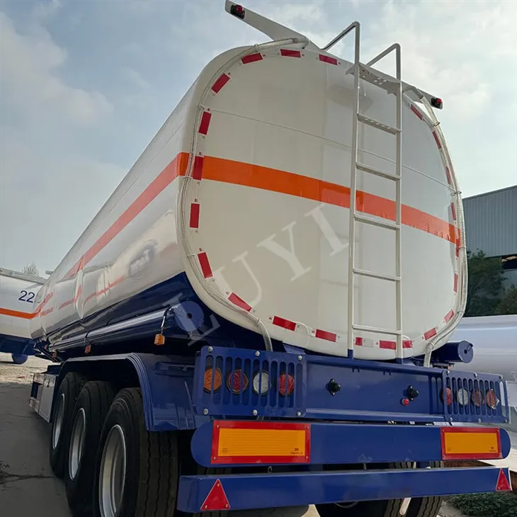 Ημι-ρυμουλκούμενο Luyi 45.000L 5-Axle Oil Tank Semi-Railer|Μπλε|Αποτελεσματική μεταφορά καυσίμων