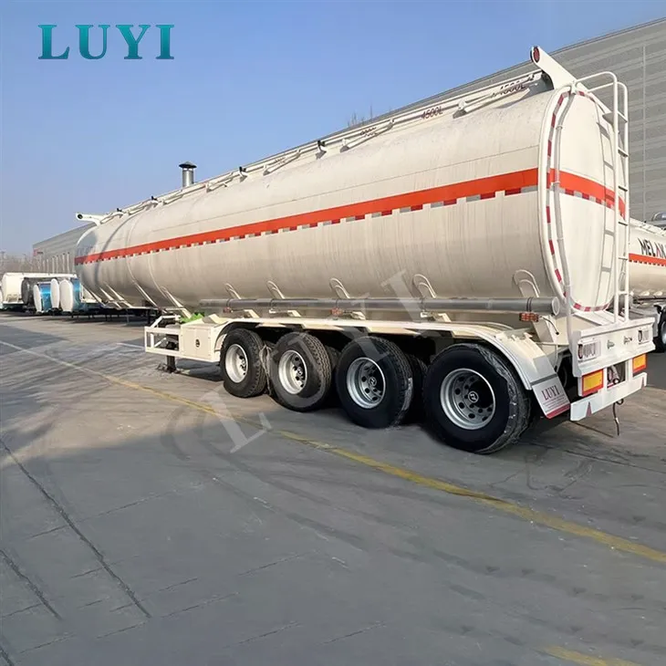 Oil Tank Semi-trailer 4 Axles Oil Liquid Truck Tanker Semi Trailer