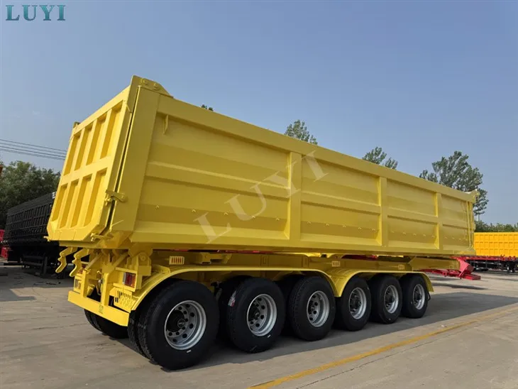 Έξι άξονα πίσω απόρριψη ημι -ρυμουλκούμενο