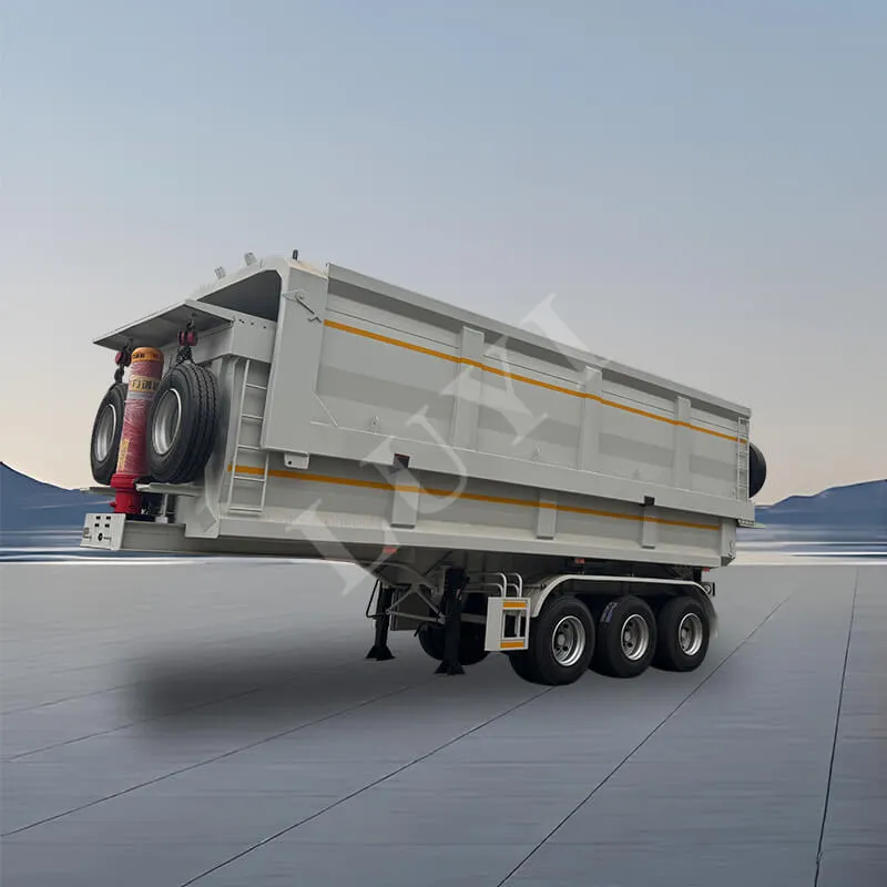 Τρεις - άξονα 60 - 80 τόνοι πίσω - semi-trailer απόρριψη