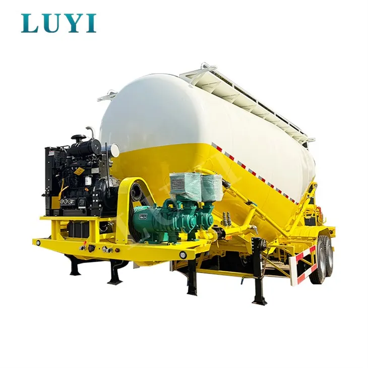 Τρέιλερ Yellow Cement Mixer Semi-